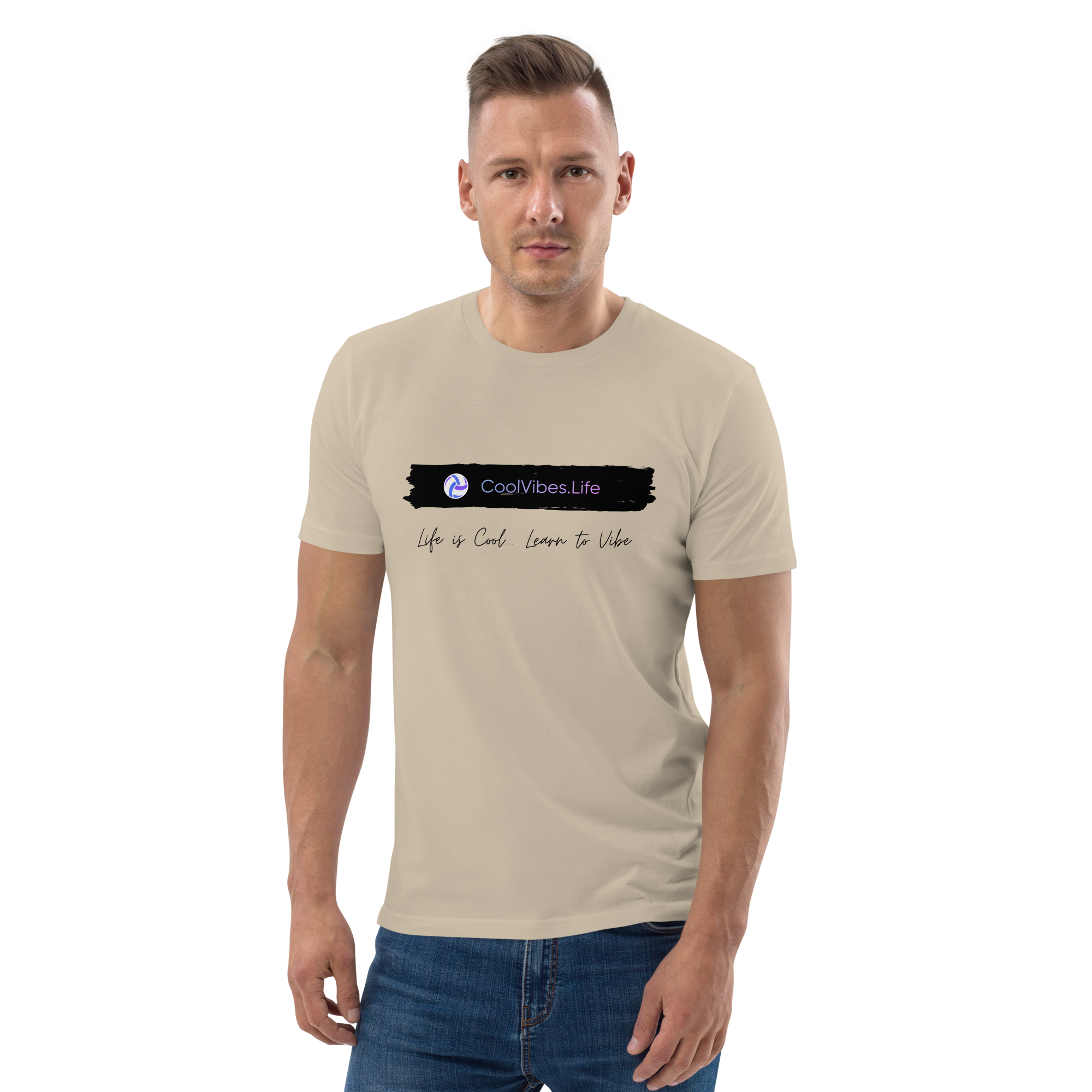 unisex-organic-cotton-t-shirt-desert-dust-front-69a27f882fc0e.png