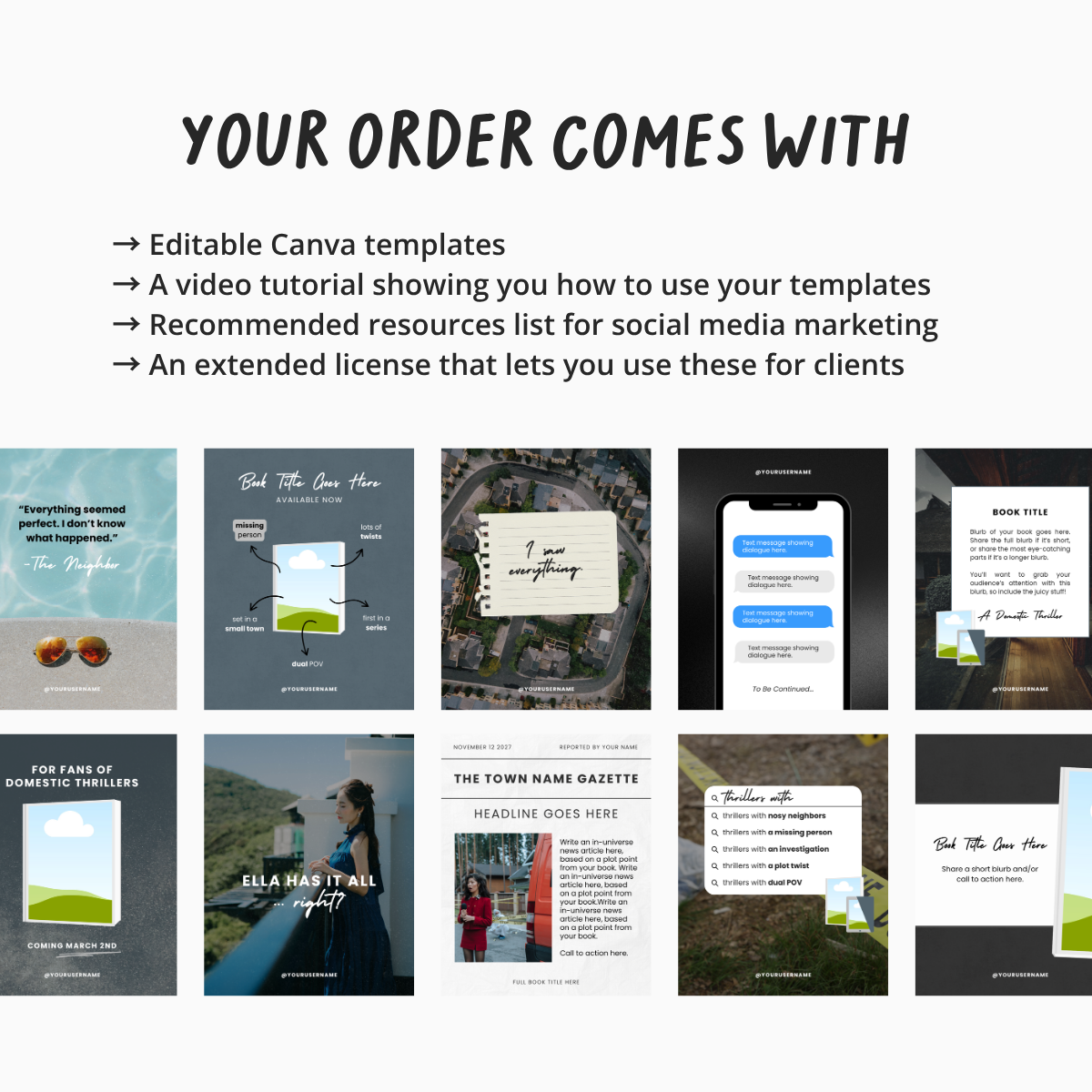 Thriller Social Media Templates.png