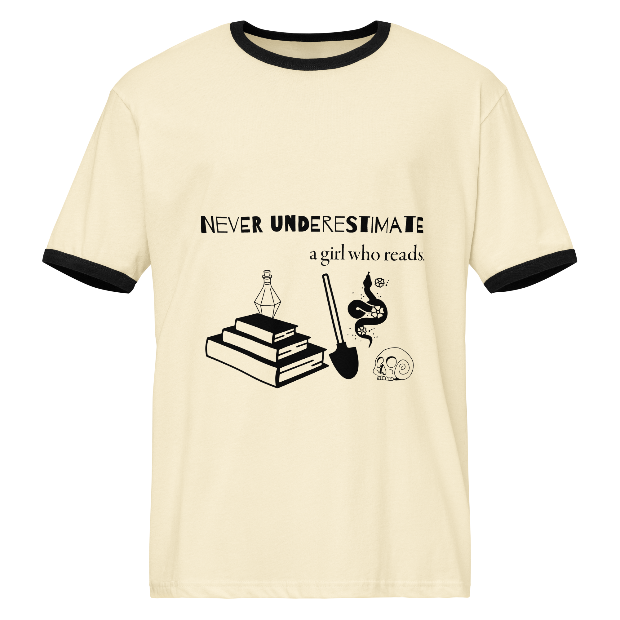 Never Underestimate a Girl Who Reads - SE&B Unisex T-Shirt