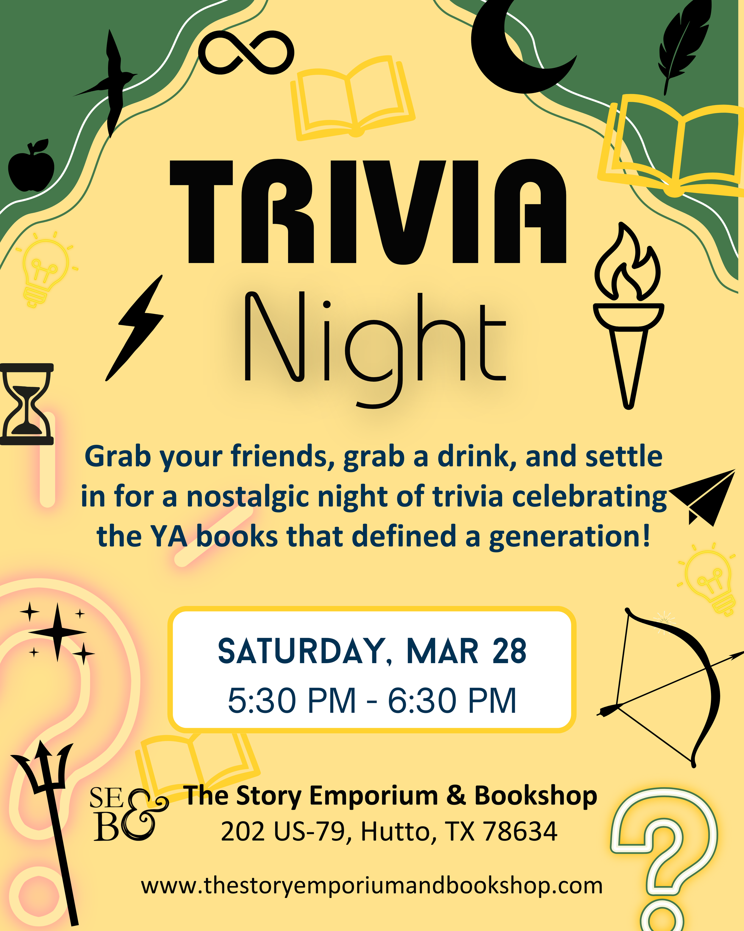 Trivia Night: YA Throwback Reads