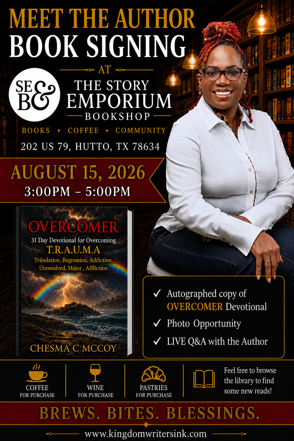 Book Signing: Overcomer