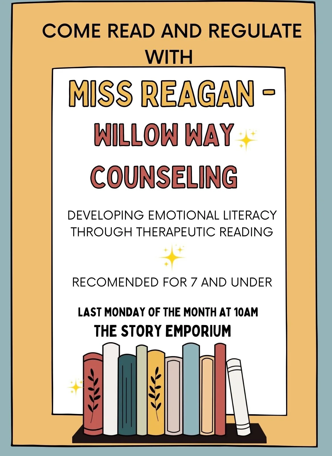 Read &amp; Regulate: Storytime with Miss Regan