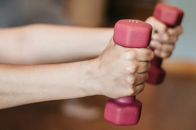 Physical therapy session to restore strength and mobility.