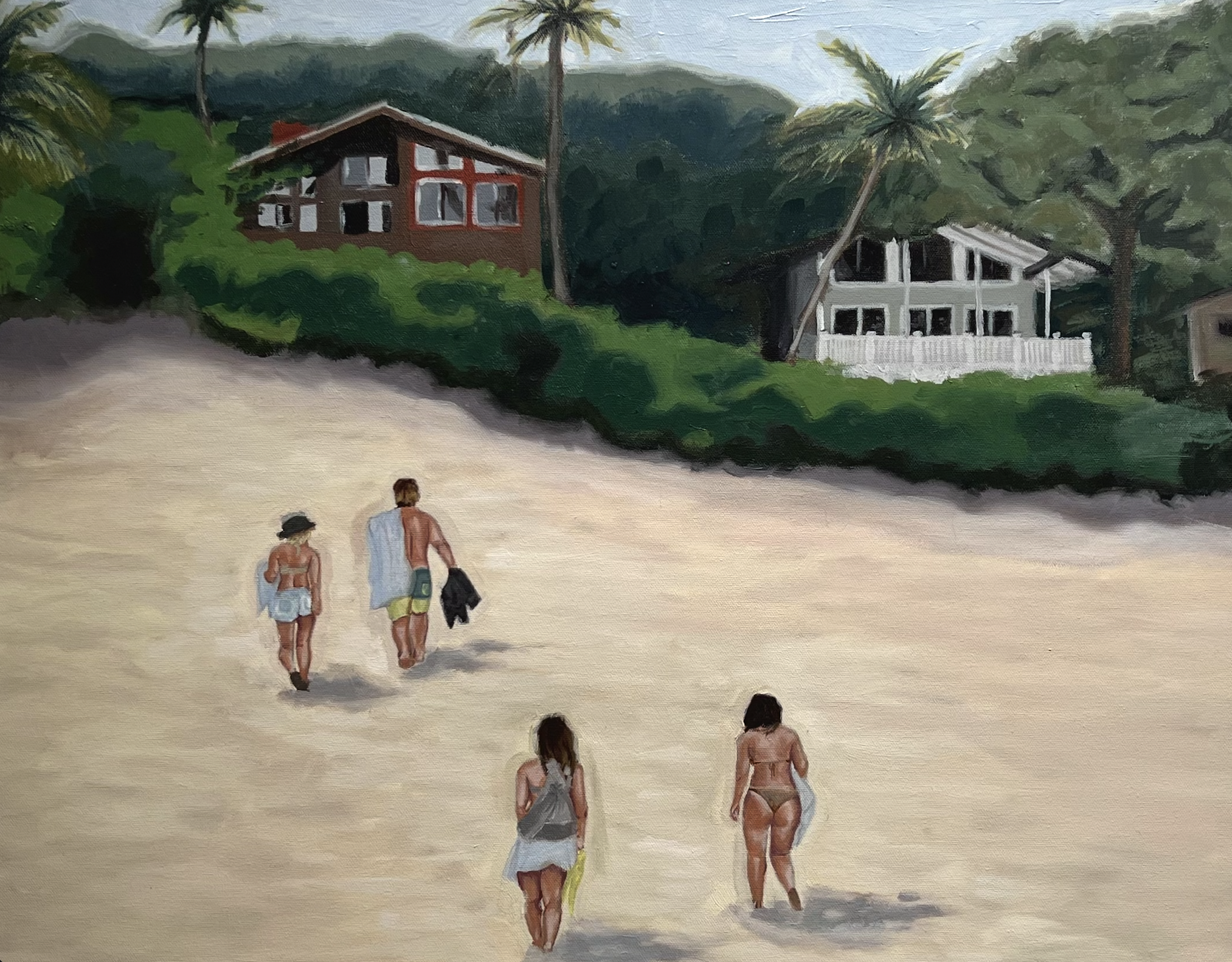 "North Shore" oil on canvas 24 x 26 in