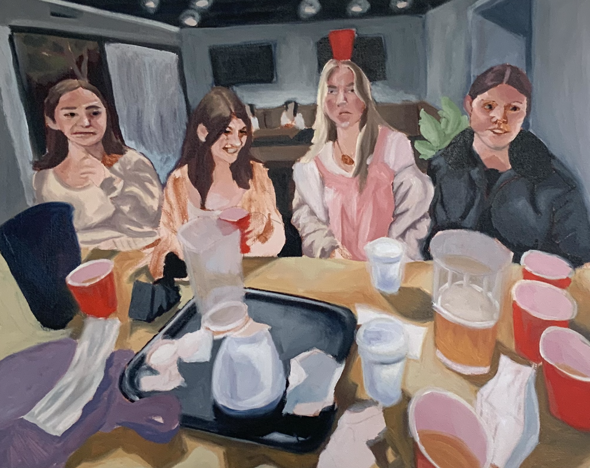 "Laos" oil on canvas 42 x 54 in