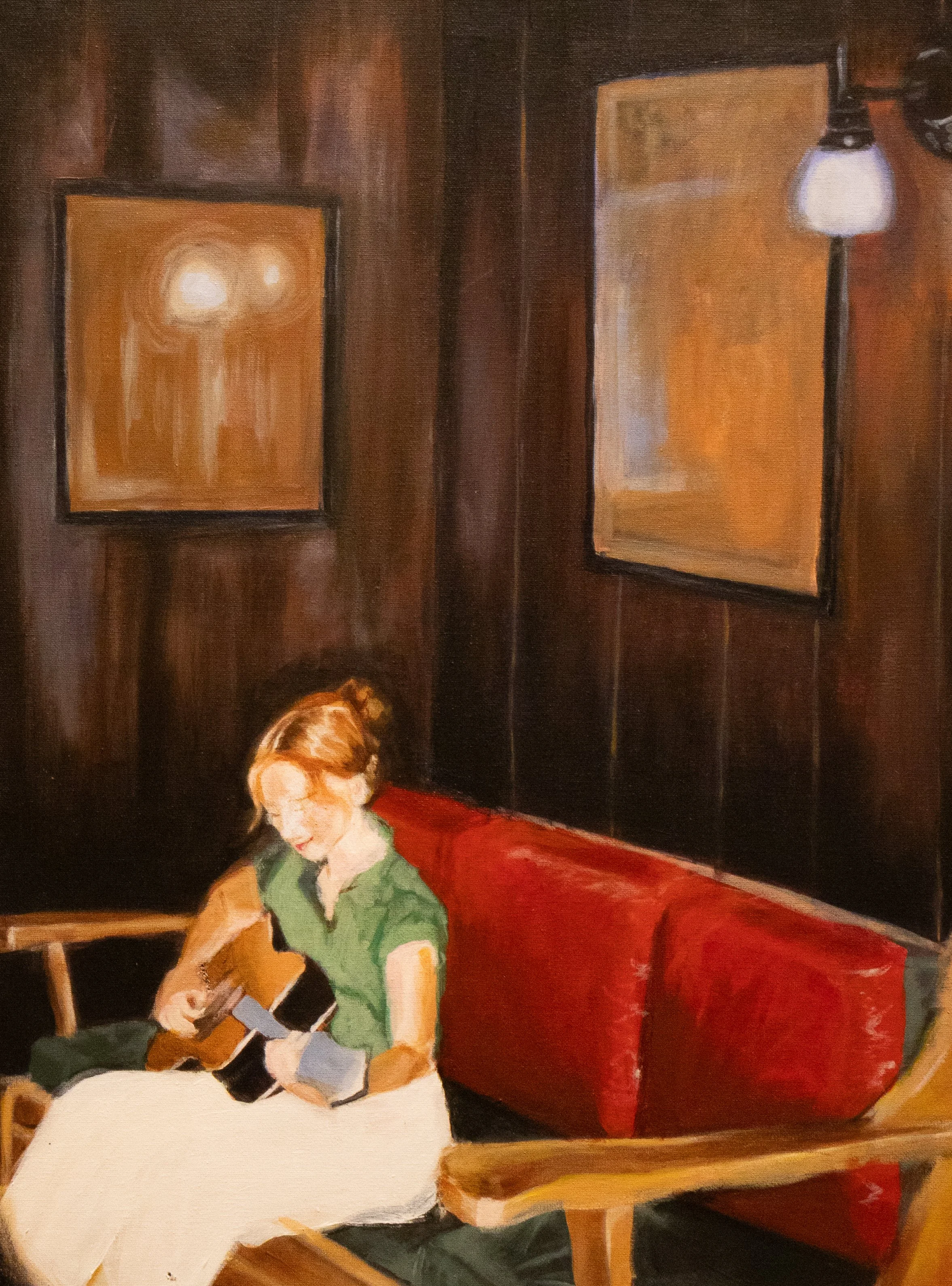 "Georgia" acrylic on canvas 16 x 24 in