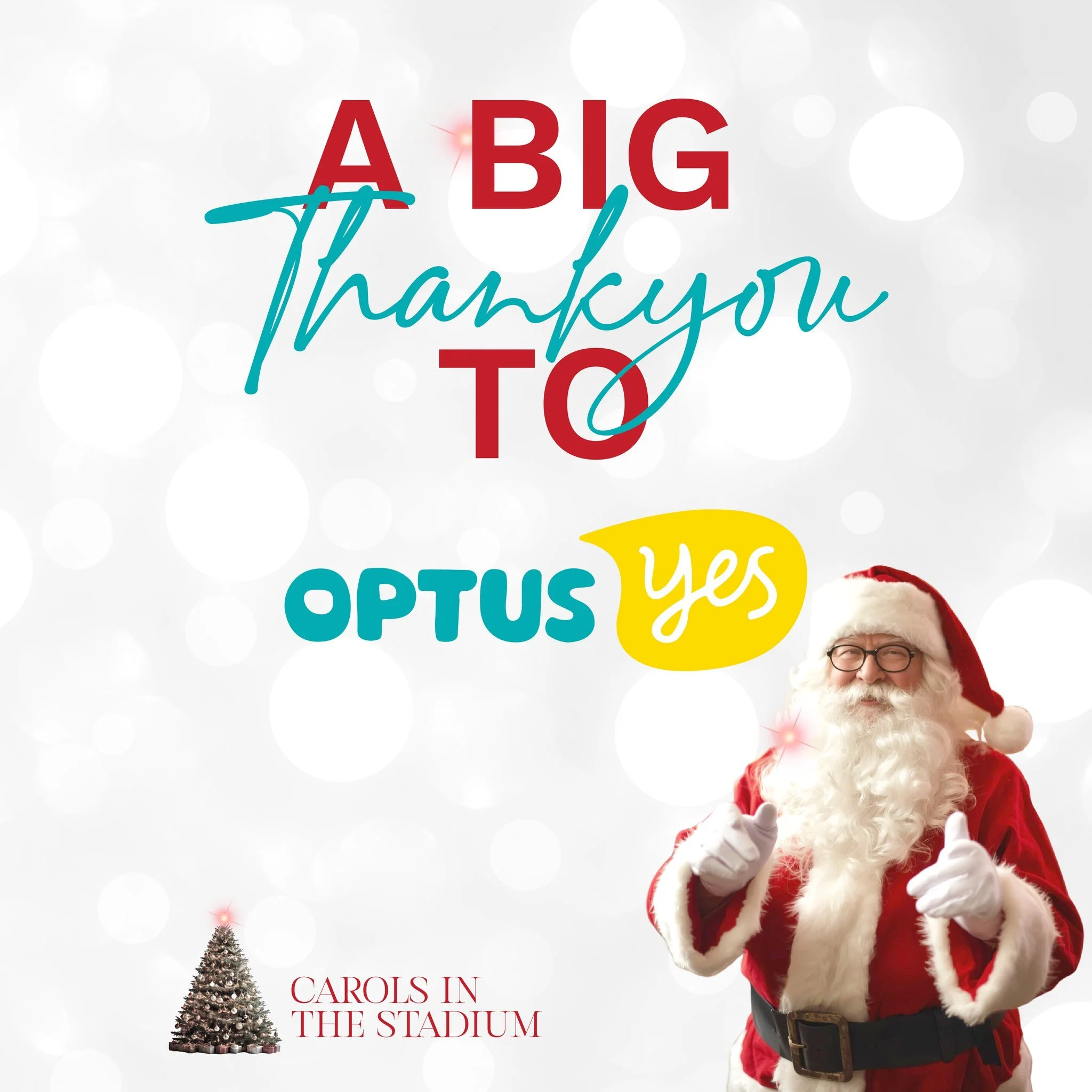 Carols in the Stadium is here! 

We&rsquo;re excited to celebrate this magical night with our community. A big thank you to @Optus for supporting tonight&rsquo;s event and helping us make a difference beyond the carols.

This year, we&rsquo;re collec