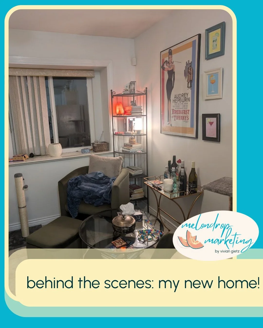 New place, new little Melondrop HQ 🍉
Here's a sneak peak into my new home! I'm still in East Vancouver, but in a different spot. 

More light, more space, and two extremely involved cat supervisors.

I can't wait to see what creative work I'll do in