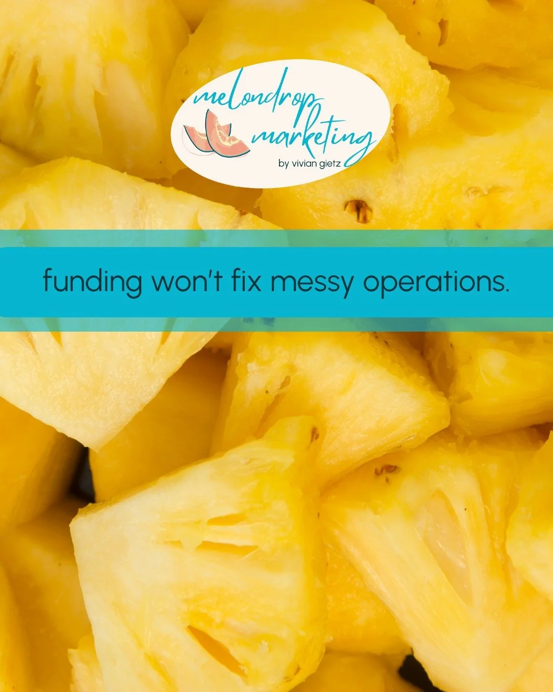 It just makes the mess bigger (and more expensive).

Get the structure in place before you scale.

🍉 book a call through the link in bio