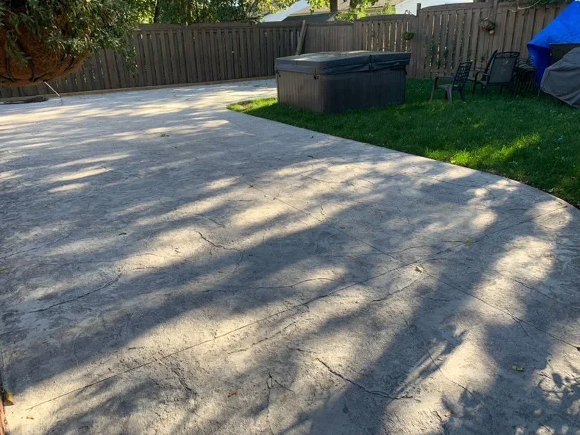 residential decorative stamped concrete grimsby