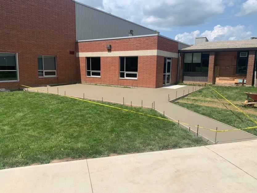 Commercial concrete parking lot and pads — Niagara North Contracting