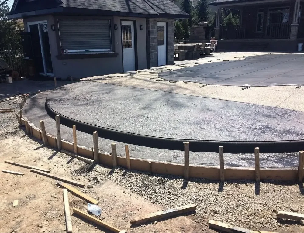 Decorative concrete driveway — Niagara North Contracting