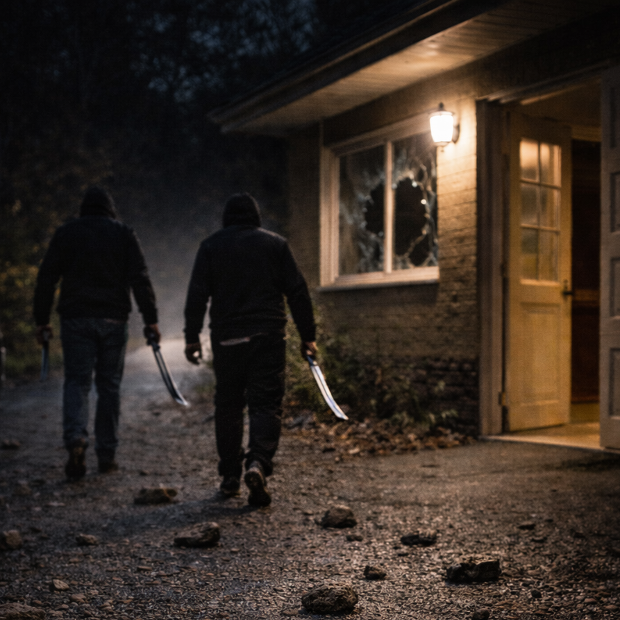 Melbourne tradie slashed with machete defending home after police say no units available