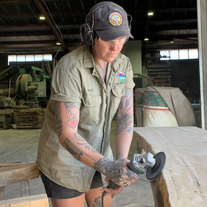 Hairdresser ditches salon at 32 to become chippy: Now runs her own timber business