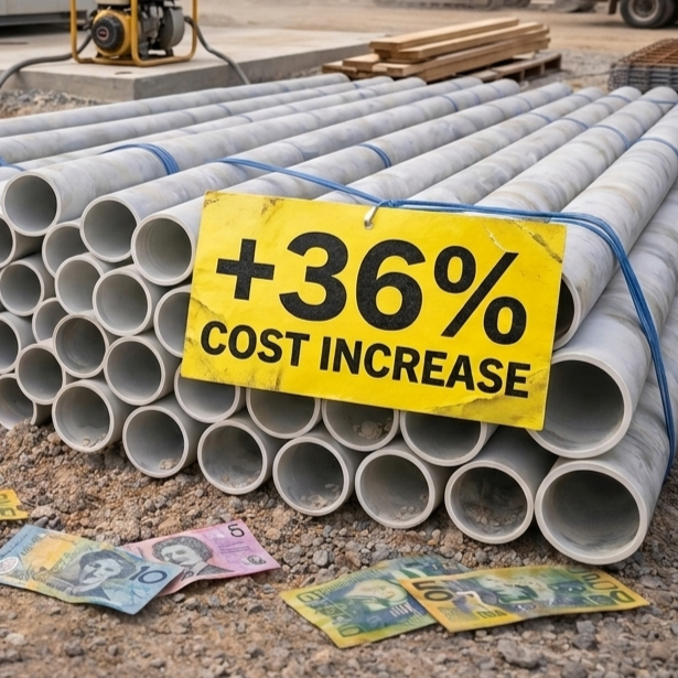 Fuel crisis, now this: Leaked email reveals brutal 36% slug on pipes and building supplies hitting tradies this month