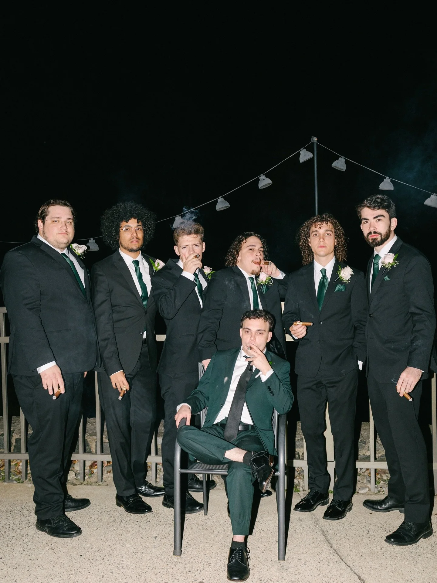 A moment for the groom &amp; groomsmen 😎