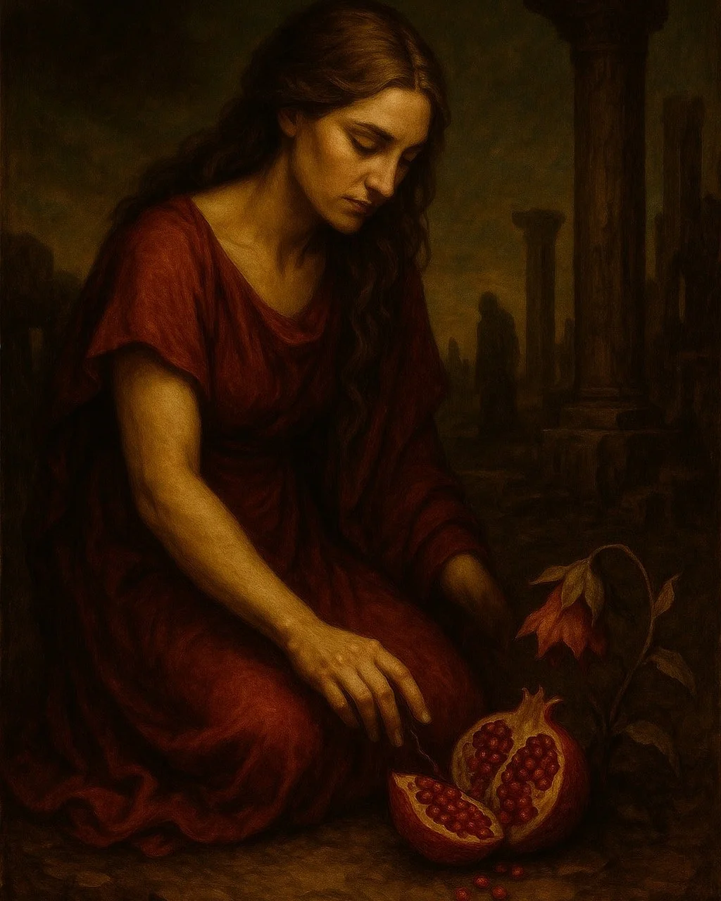 Harvest of Pomegranate Seeds