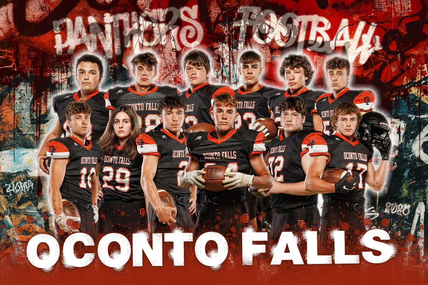 UG Football 24x16 Banner - Team - Horizontal