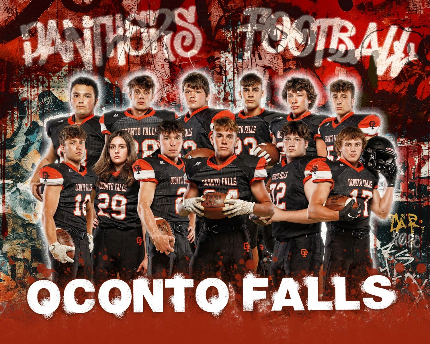 UG Football 20x16 Banner - Team - Horizontal