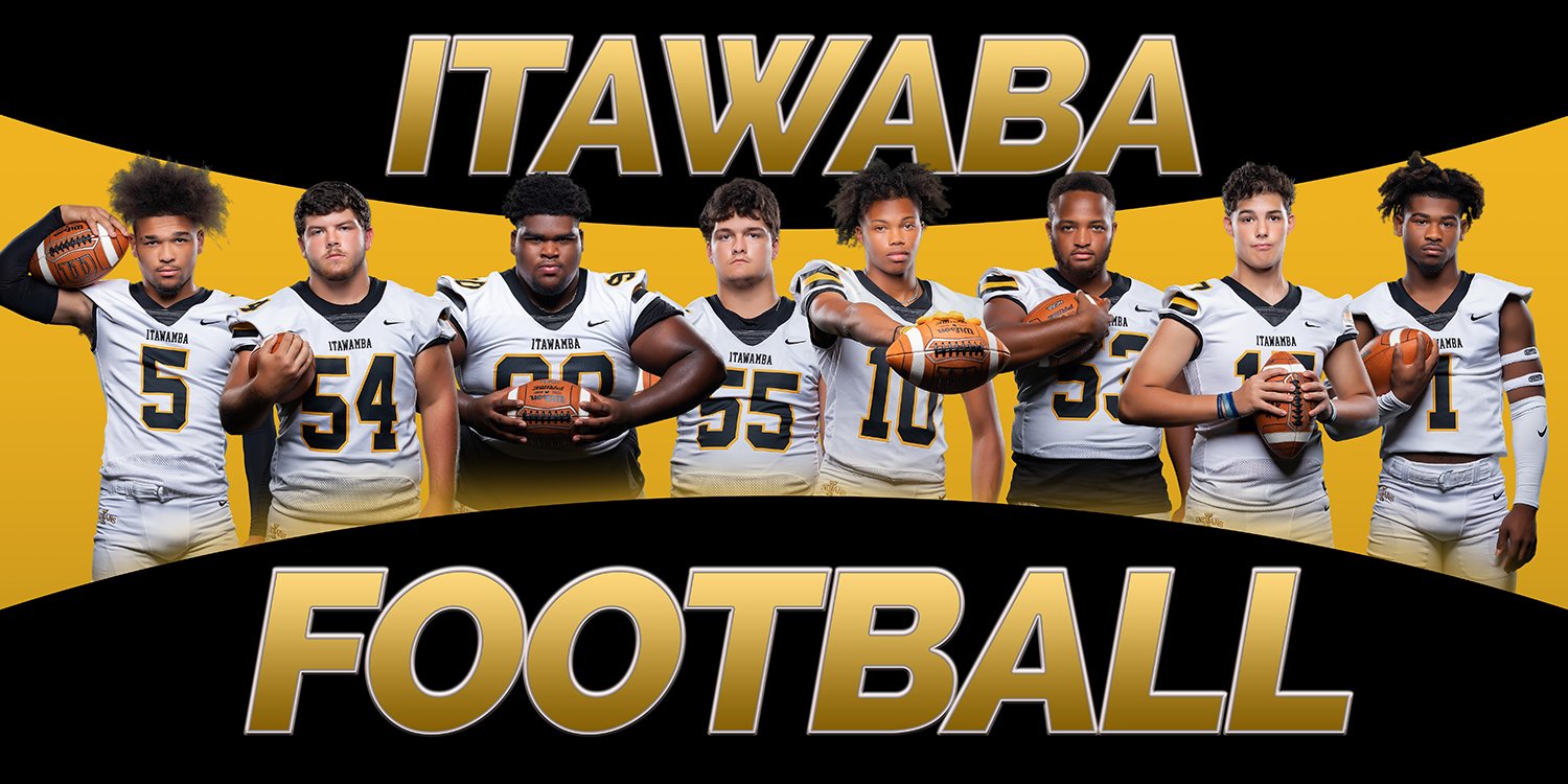 Outnumbered Football 24x12 Banner - Team - Horizontal