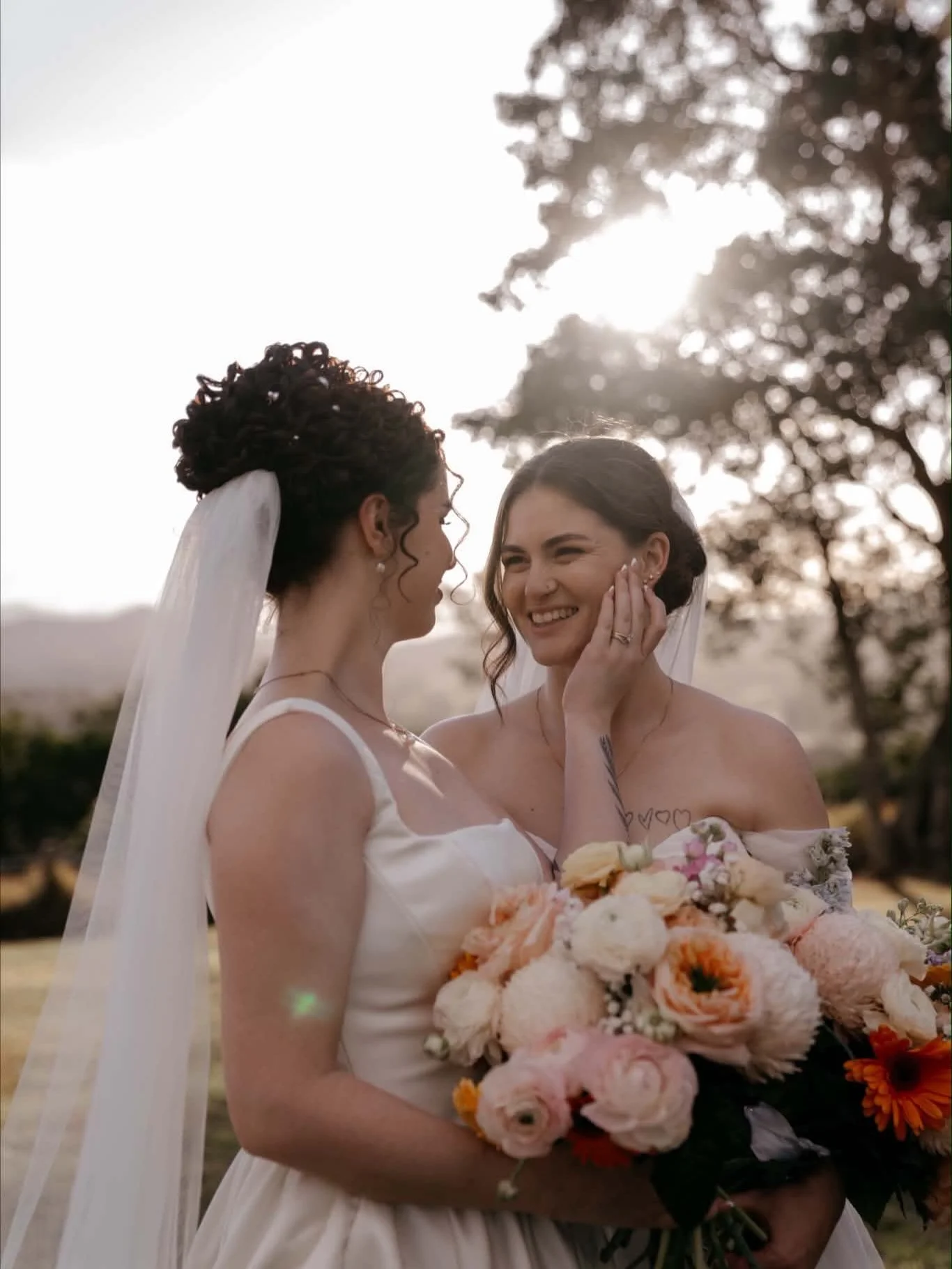 Kaitlyn &amp; Imogen 💘

We adored our morning with these girls. Thanks for having us be a part of it all 💖

Hair &amp; Makeup - @blushandbangsbeauty team. 
Florist - @saintandstemflorist 
Photography &ndash; @kurtogramweddings 
Celebrant &ndash; @j