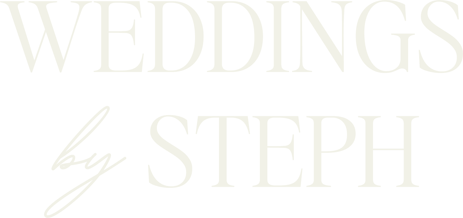 WEDDINGS BY STEPH