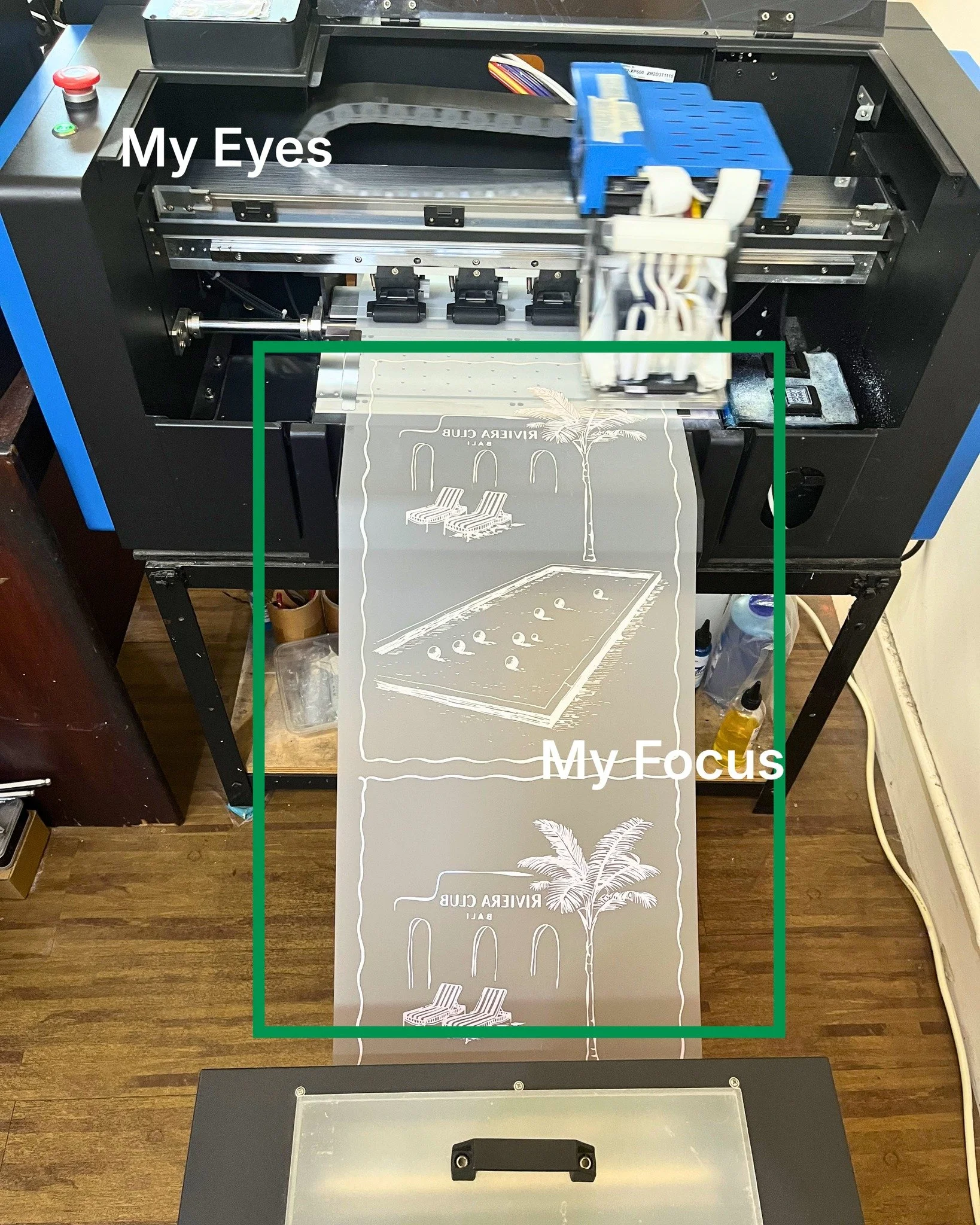 what my eyes see versus where my focus goes 👀👕
in the printing space, every detail matters, and attention is always on getting the print just right.

#BehindThePrint
#PrintDetail
#PrintingProcess