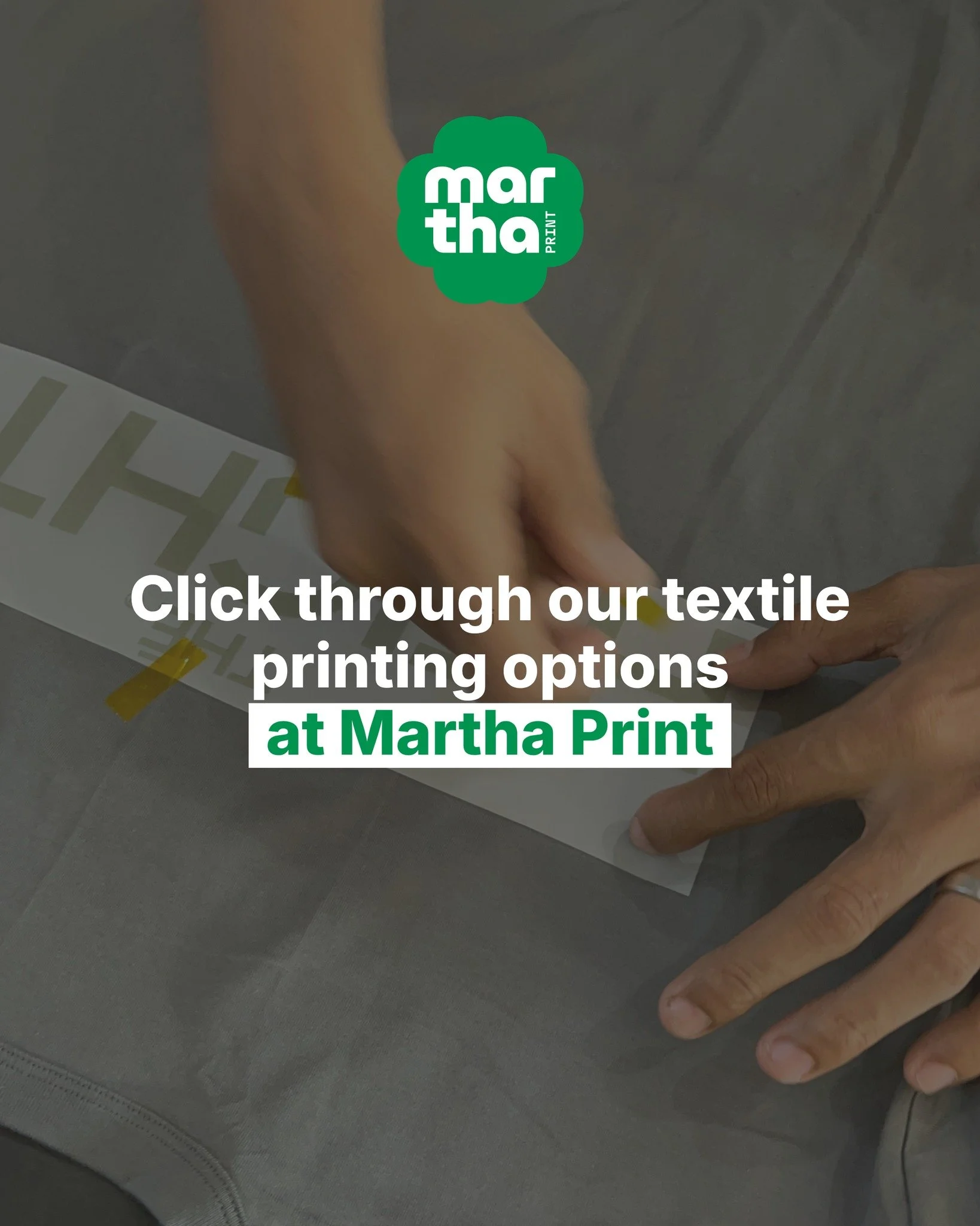choose the printing service that suits your needs 👕✨

from dtf print, sublimation print, to screen printing, there&rsquo;s an option for every project at Martha Print.

DTF print: Great for vibrant quick results without minimum order
Screen printing