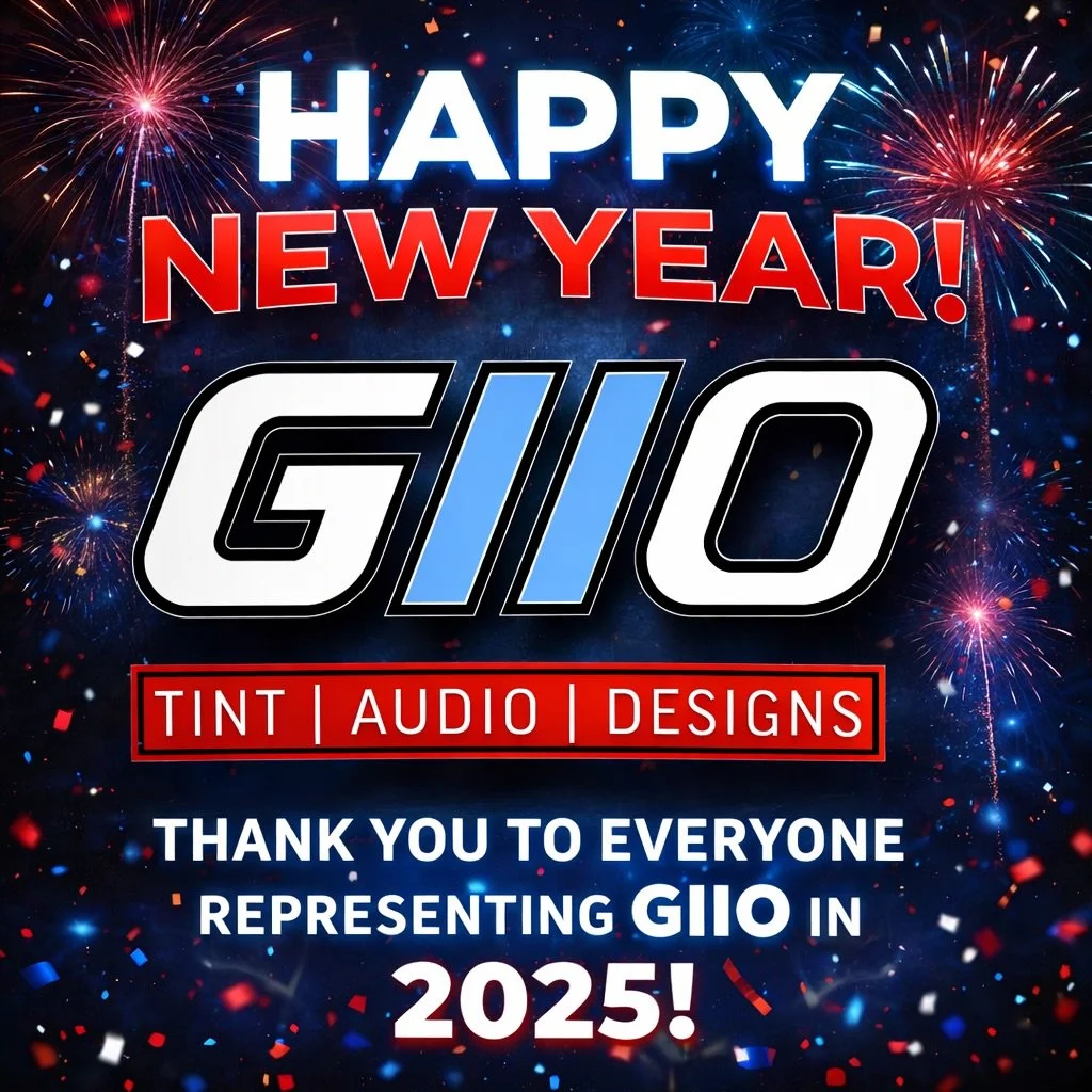 Happy New Year, fam! 🎆
Thank you to everyone who&rsquo;s been rocking with Giio Tint Audio &amp; Designs LLC.
Every share, every message, every bit of support means a lot.
2026 is ours&hellip; let&rsquo;s get it! 🔥💪🏽