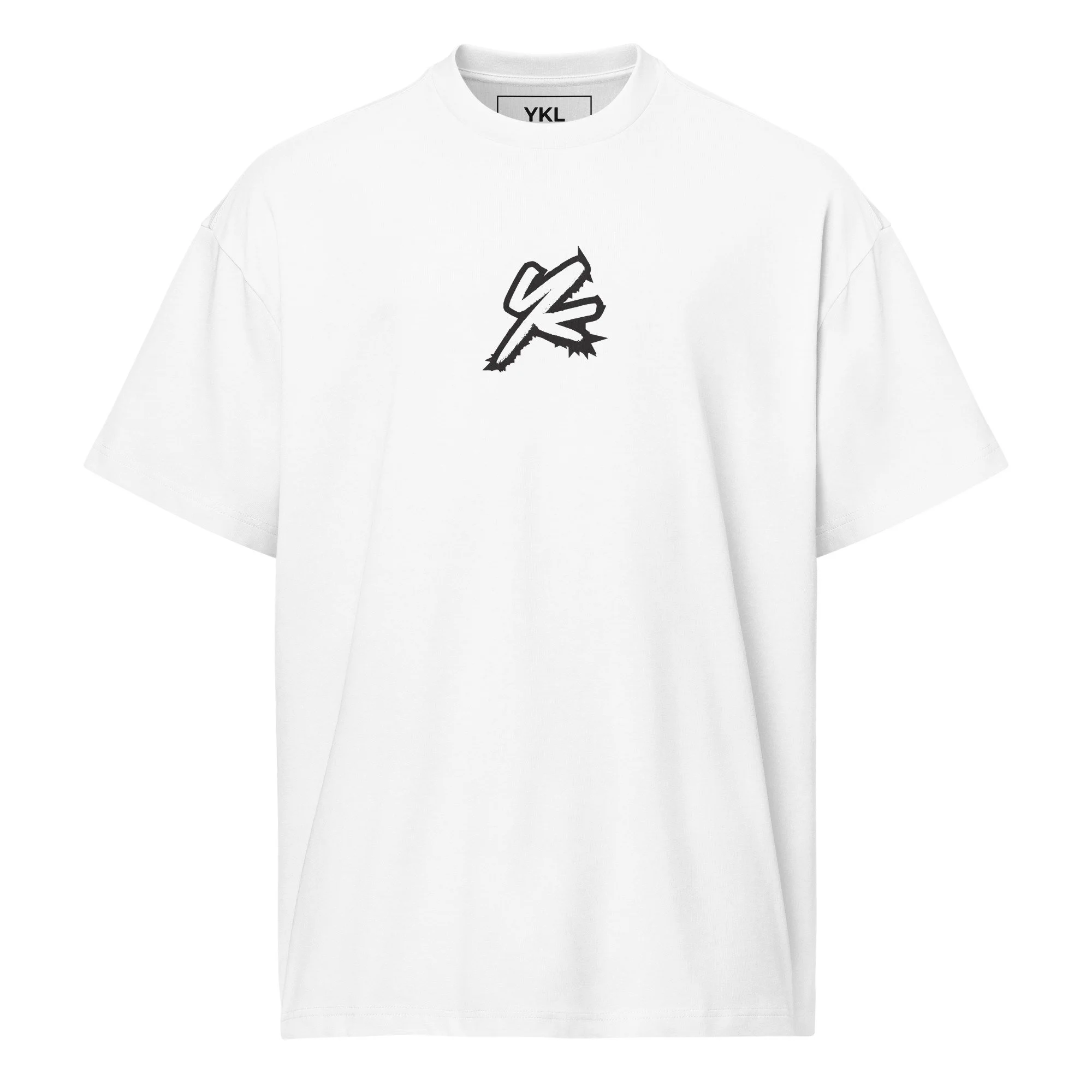 YK SIGNATURE BOX TEE (WHITE)