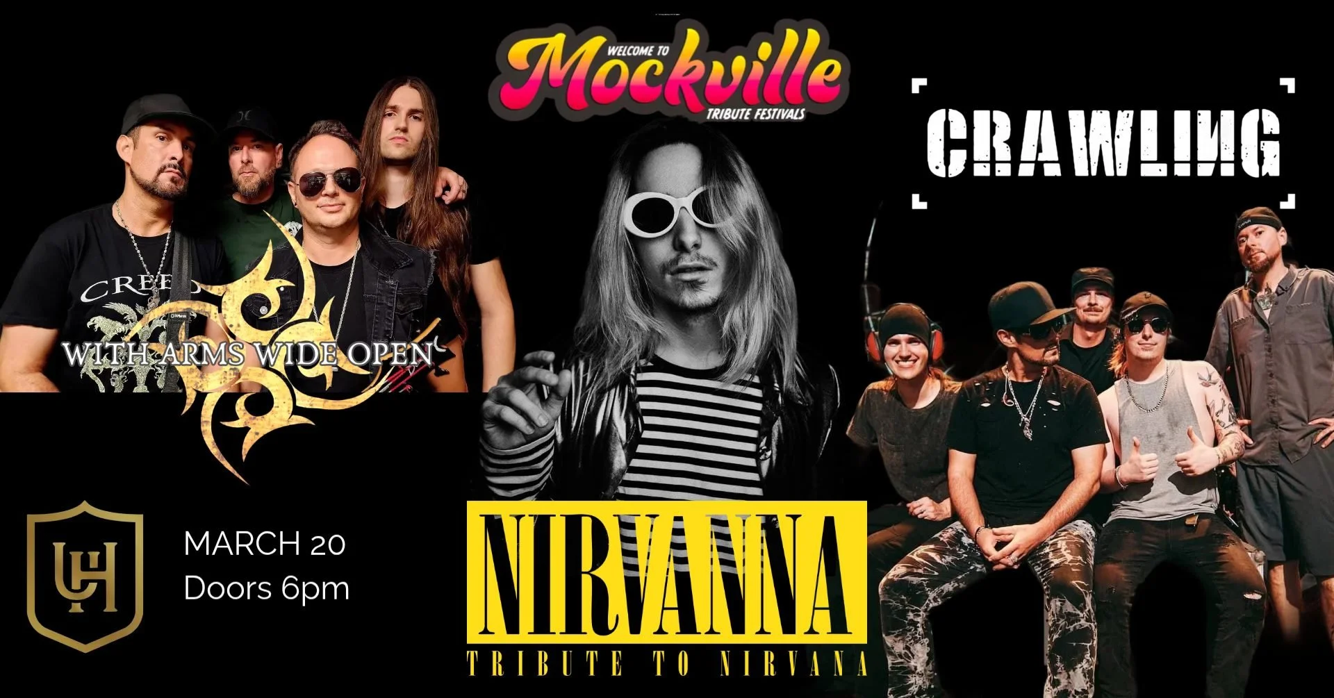 Welcome to Mockville feat. World Touring Tributes to Nirvana, Linkin Park, &  Creed