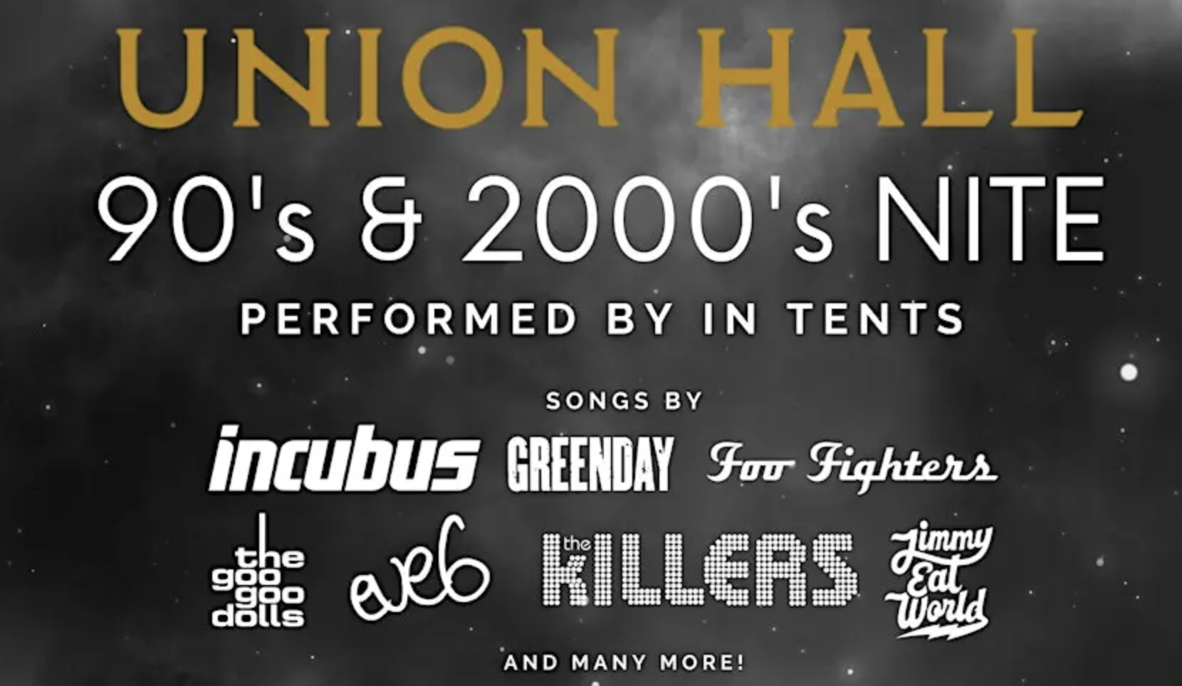 90's and 2000's Nite! (performed by In Tents)