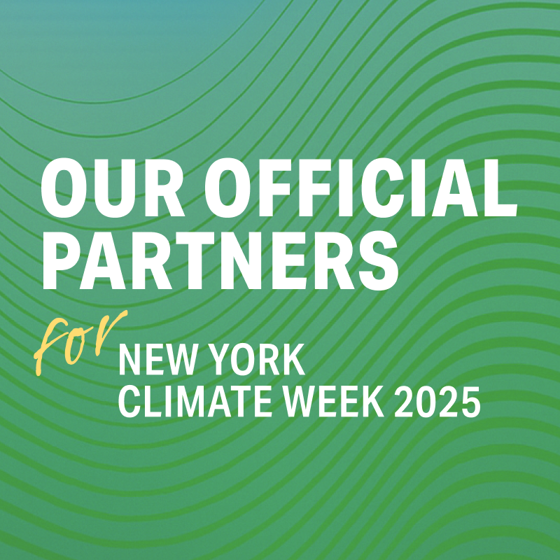 Welcoming Our Official Partners for New York Climate Week 2025
