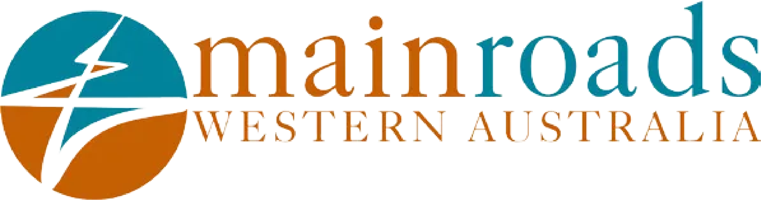 Logo of Mainroads Western Australia featuring a stylised map icon and the text 'Mainroads Western Australia'.