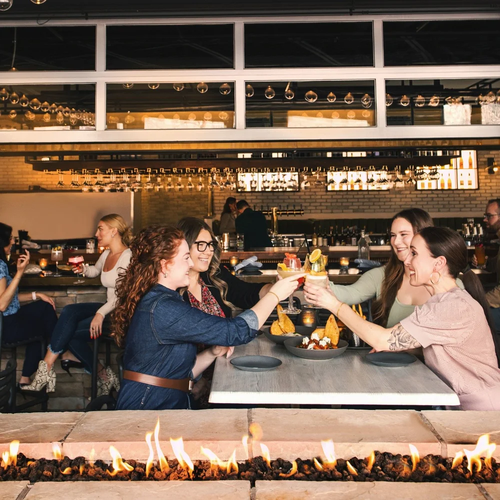 Guests gathered at Acero