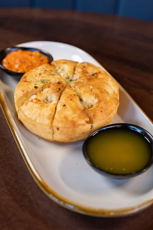 Cheesy focaccia