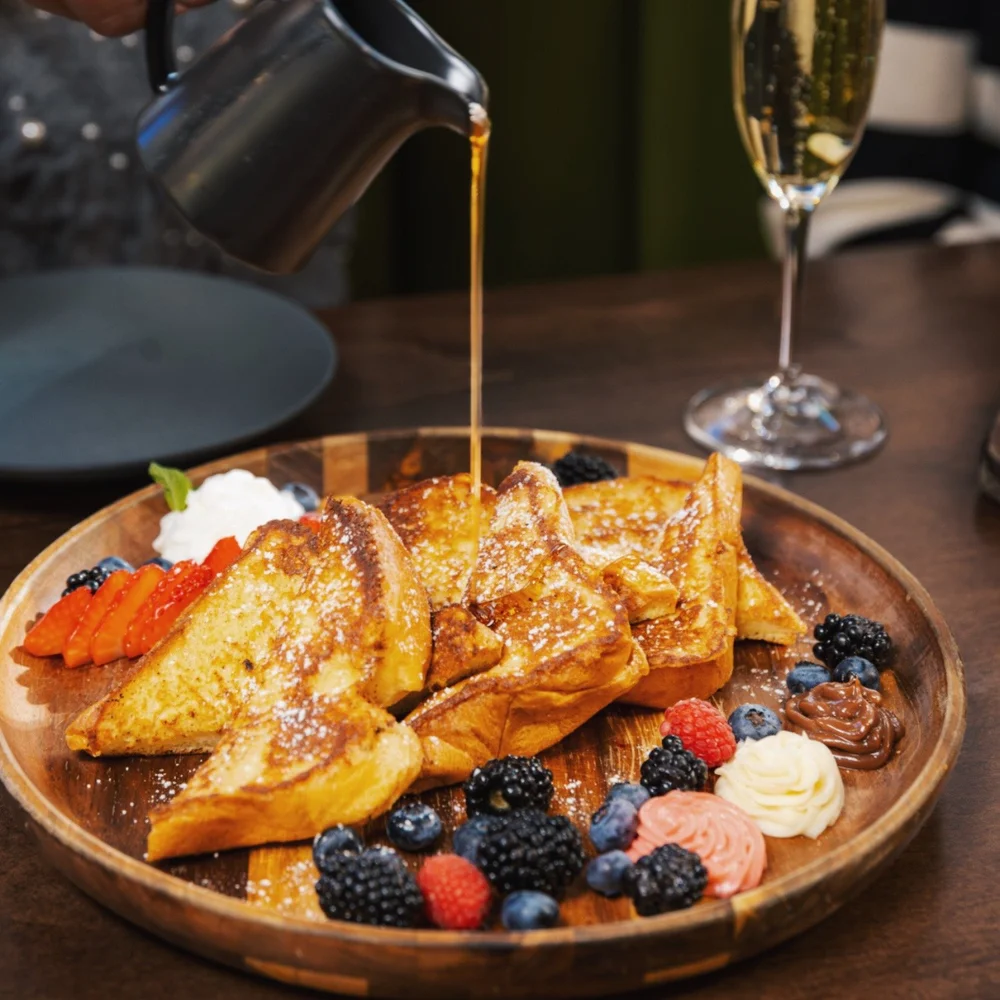 French toast board for brunch