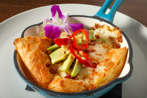 Savory breakfast pastry