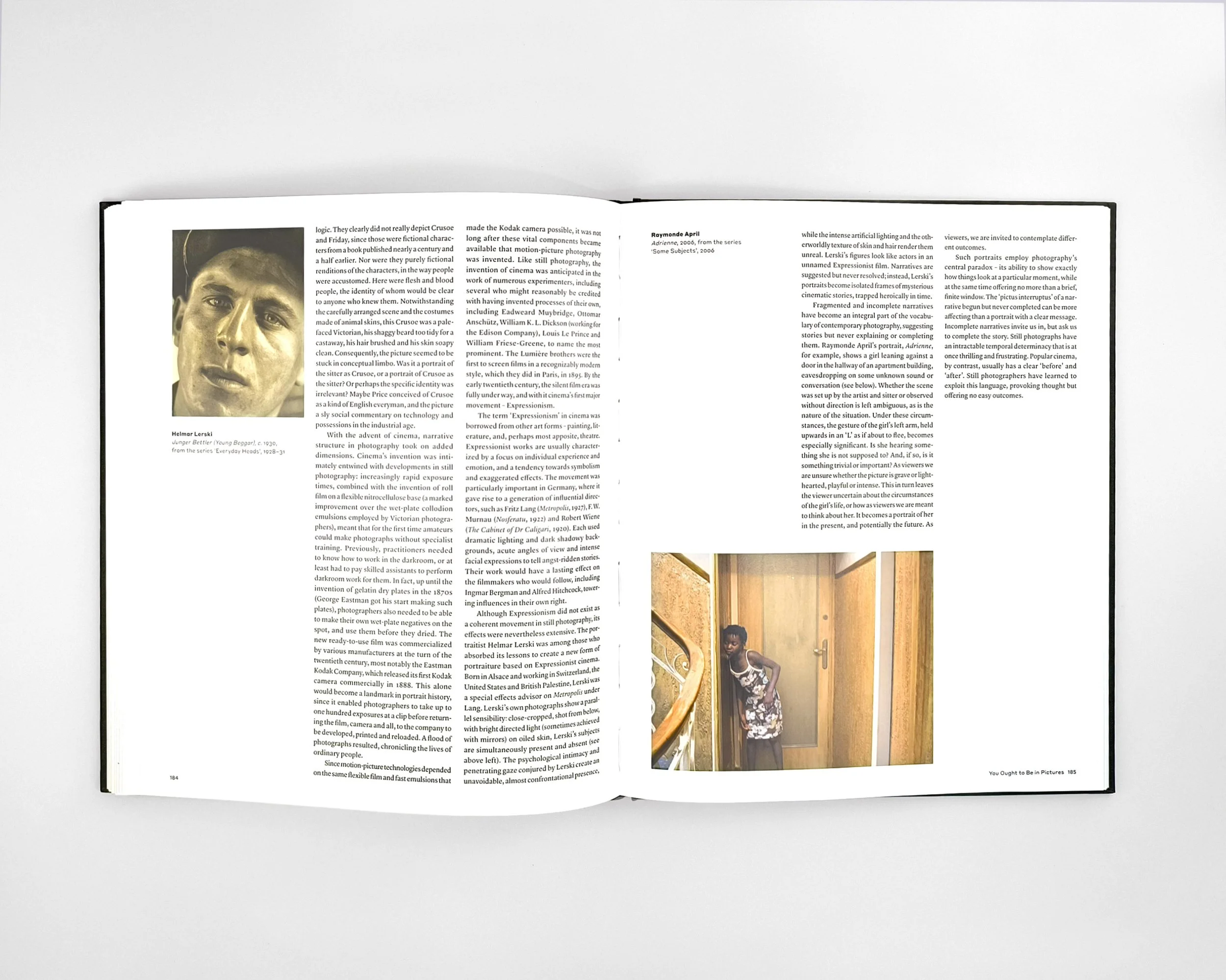 Face Time interior layout designed by Karolina Prymaka for Thames & Hudson illustrated photography book