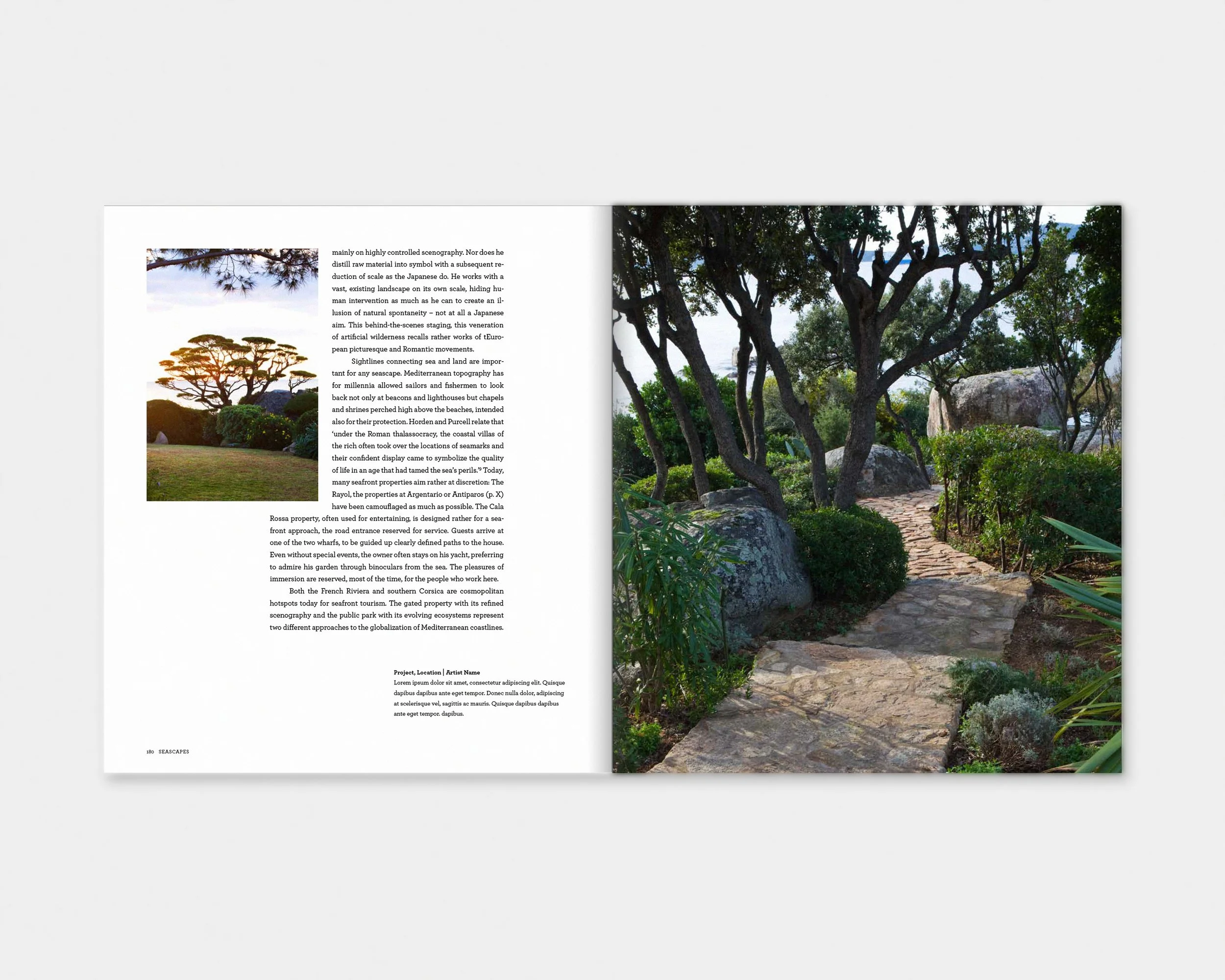 Mediterranean Landscape Design interior layout designed by Karolina Prymaka for Thames & Hudson illustrated garden book