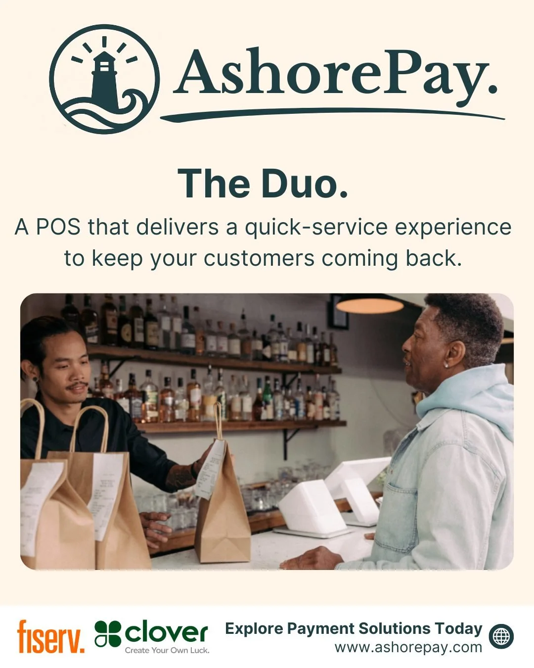 The Duo, a system to match your service speed.  Deliver a quick-service experience that keeps your customers coming back.