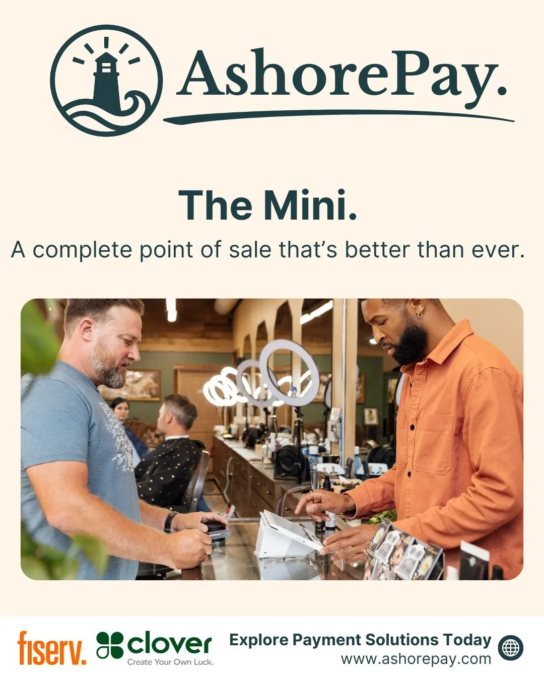 The Mini | Run your business with the sleek and powerful Mini, a POS that fits in any space. Everything you need is right on the device.