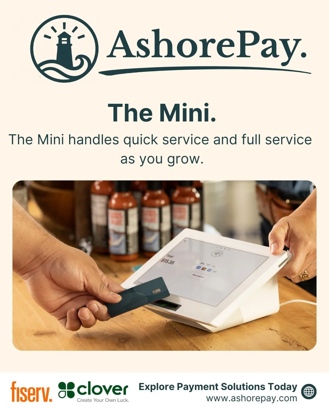 The Mini | A simple payment solution, built for better service.