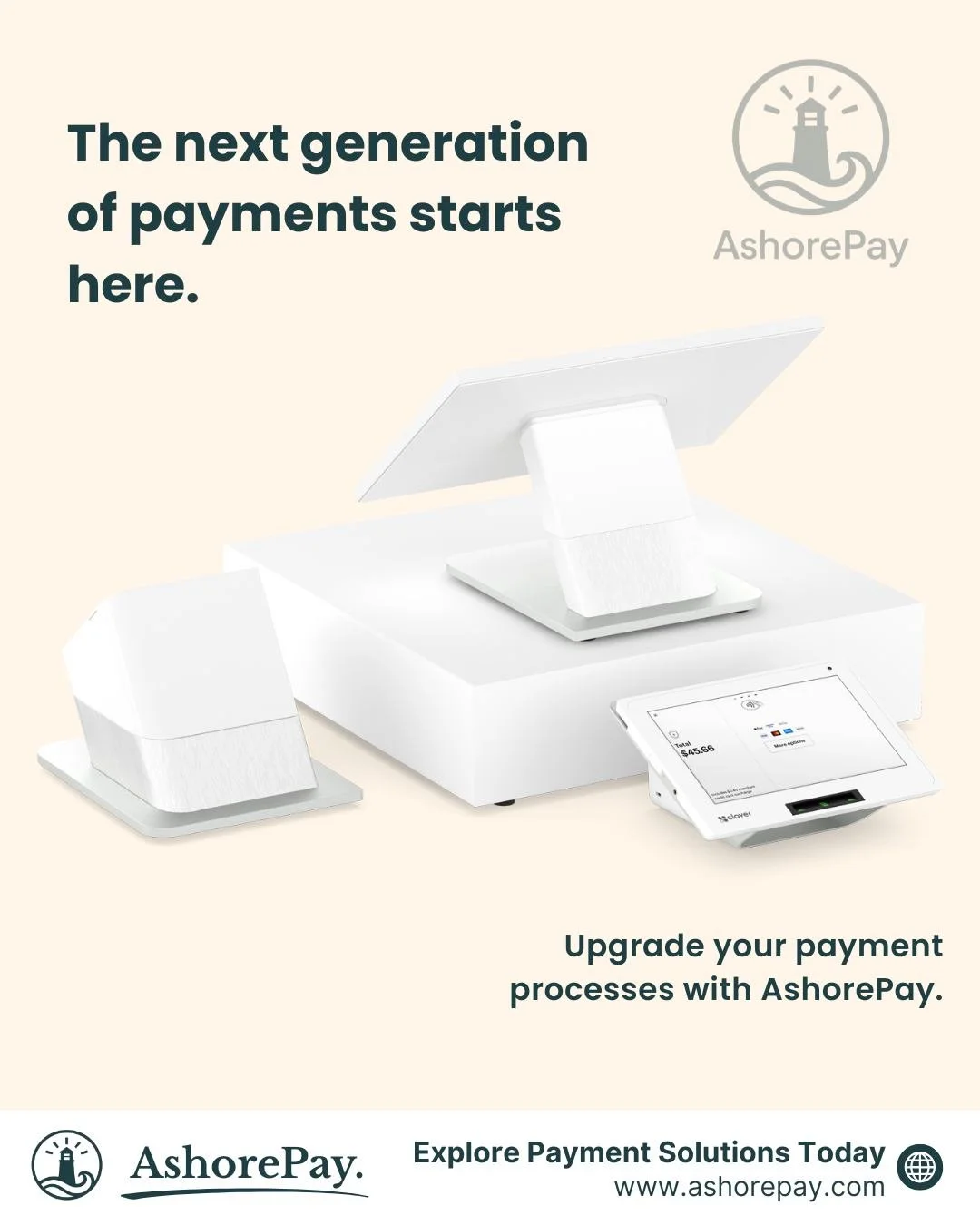 Want the latest technology? Speak to AshorePay today.
.
.
#pointofsalesystem #pointofsale #paymentsolutions #paymentprocessing #paymentgateway #payments