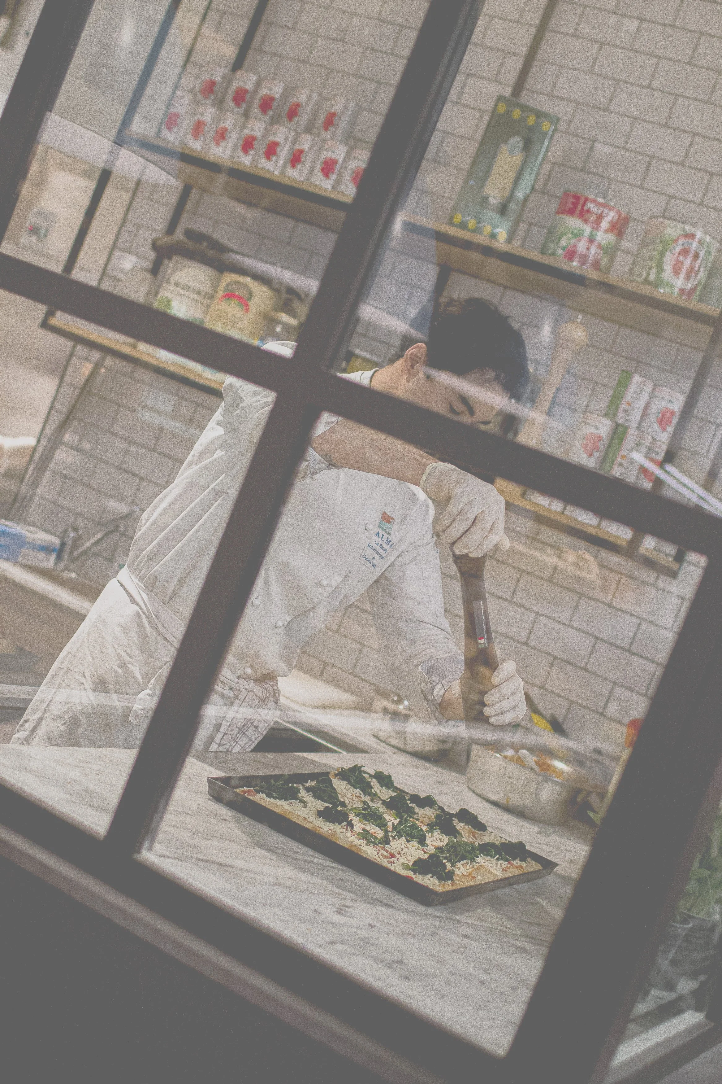 Live-Pizza-Zubereitung Köln