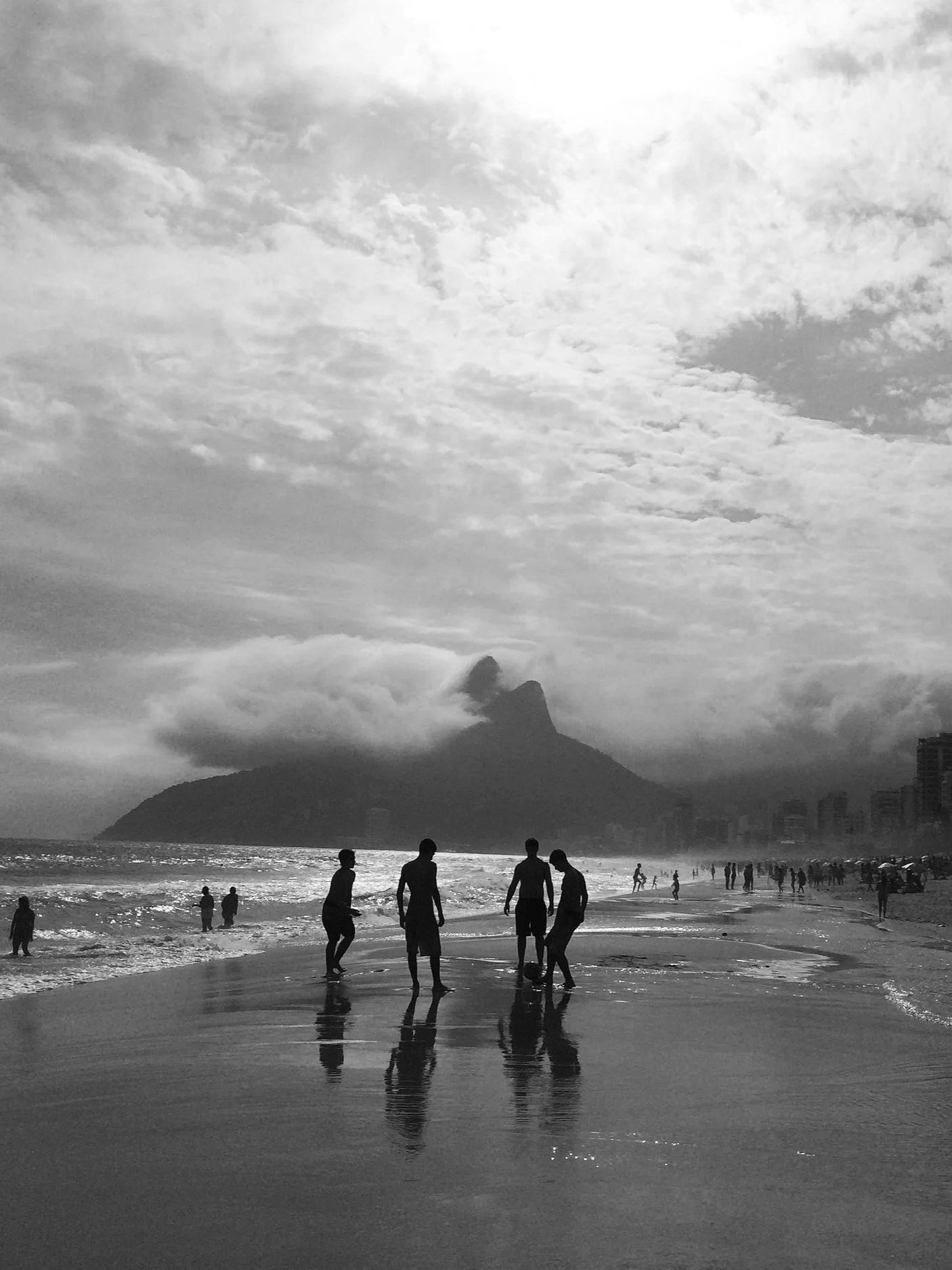 Fußball spielen am Ipanema