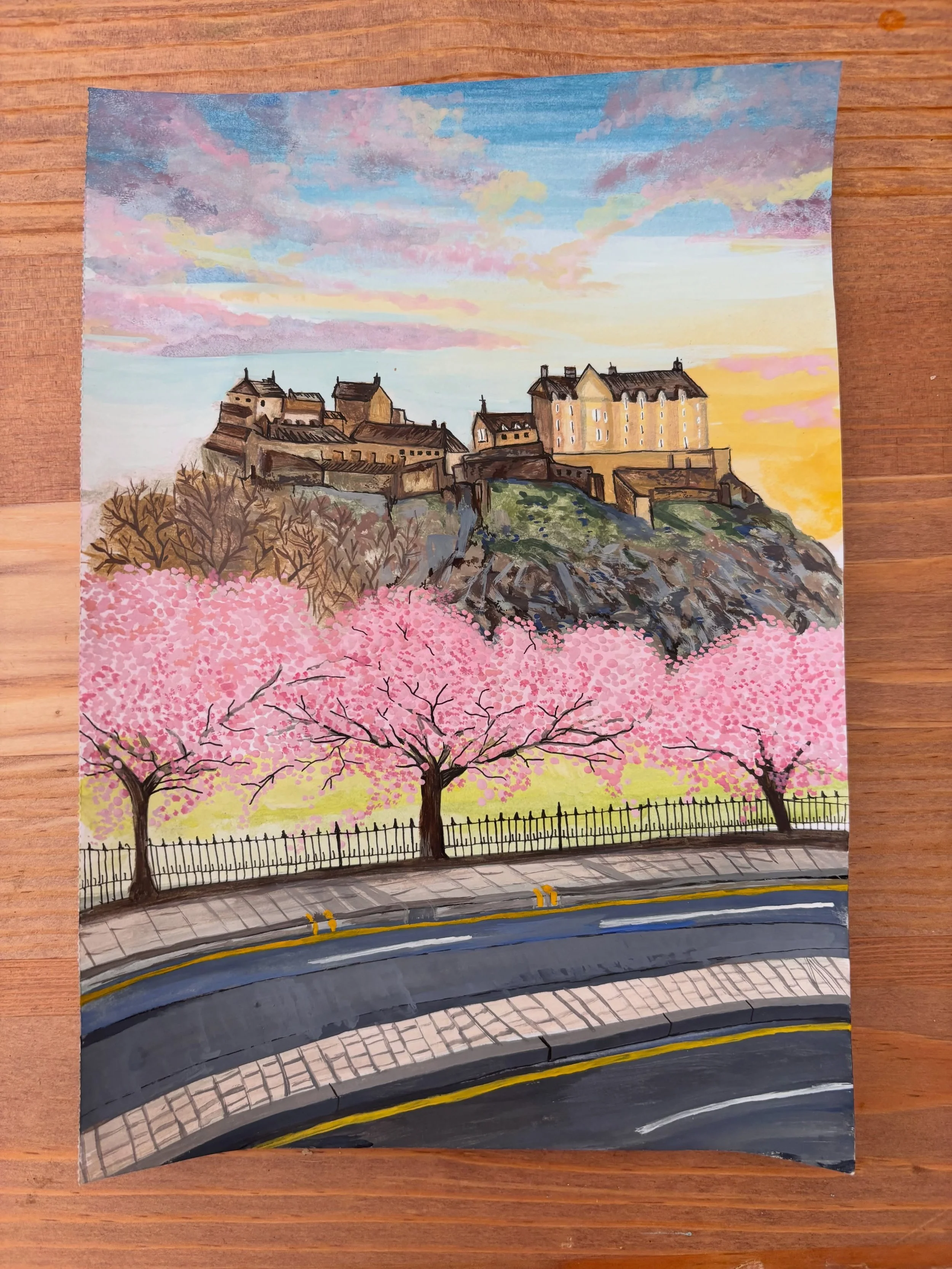 Not long until we&rsquo;re back in Edinburgh or @themeadowsfestival! Super excited so of course I just had to create a quick piece of this lovely city 

Preparations are underway, this time round I&rsquo;m so excited to be showcasing some original pi