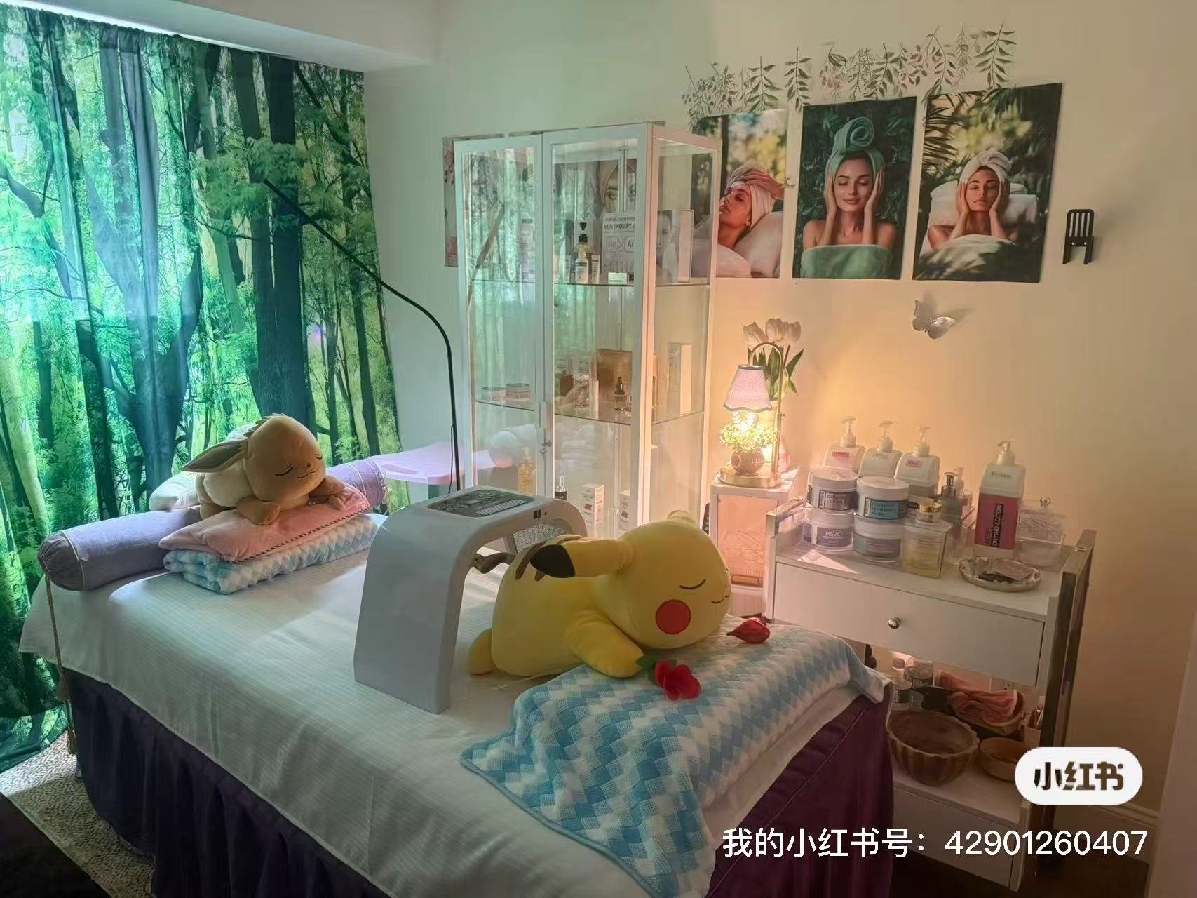 Private facial and spa room