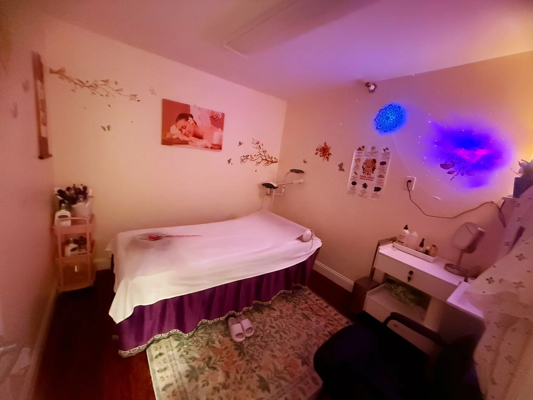Private massage room