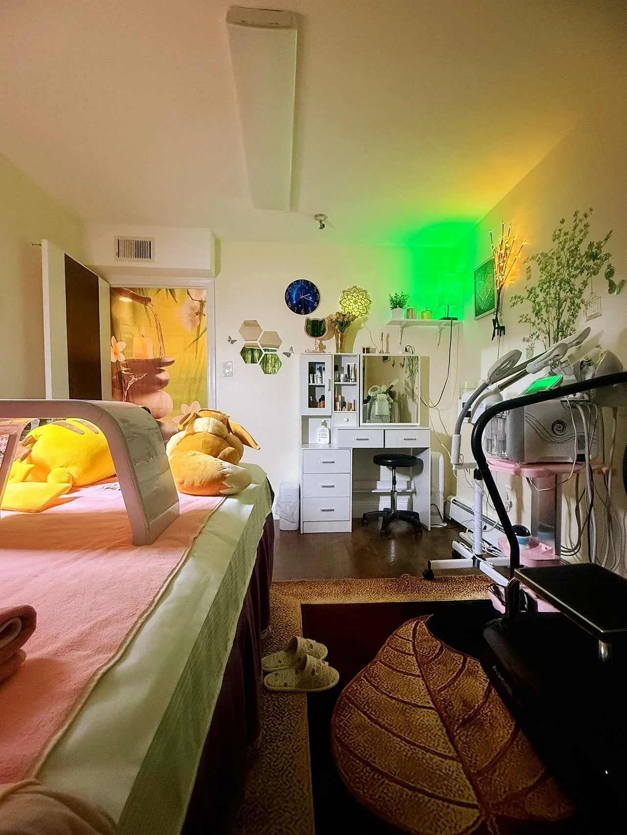 Private facial and spa room